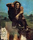 Gustave Courbet Famous Paintings - The Desperate Man